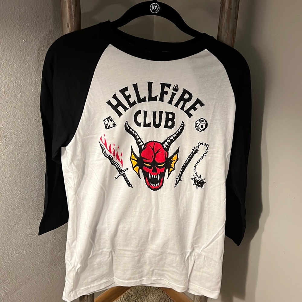 NWT Stranger Things Hellfire Club t-shirt, size men’s S